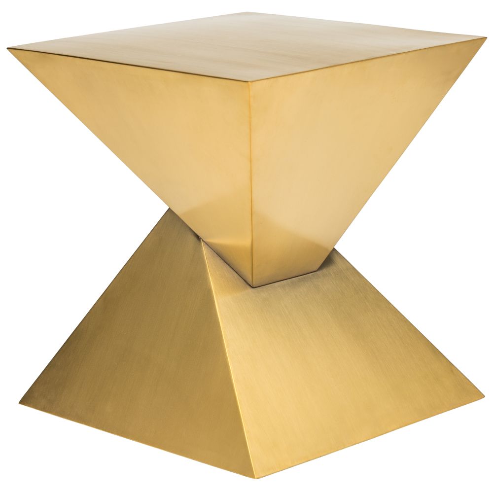 Nuevo HGSX246 GIZA STEEL SIDE TABLE in GOLD